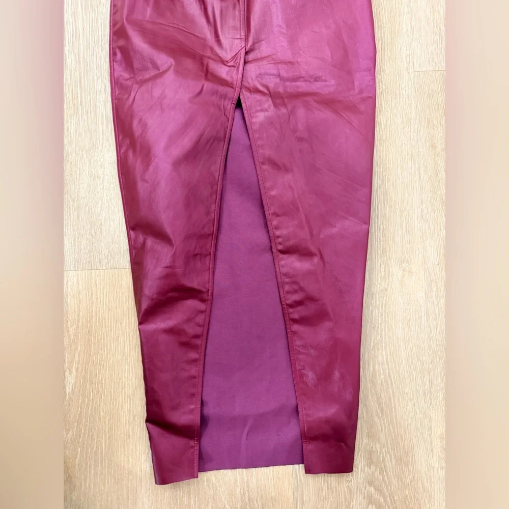 Rick Owens Coated Denim Maxi Pencil Skirt - Picture 5 of 9